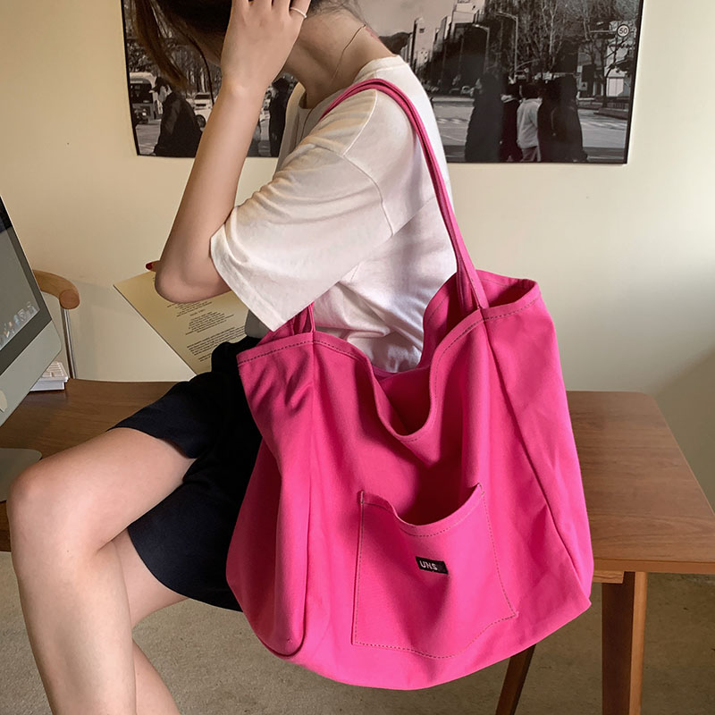 Women Bags White - Canvas Bag High Quality Reusable Shopping