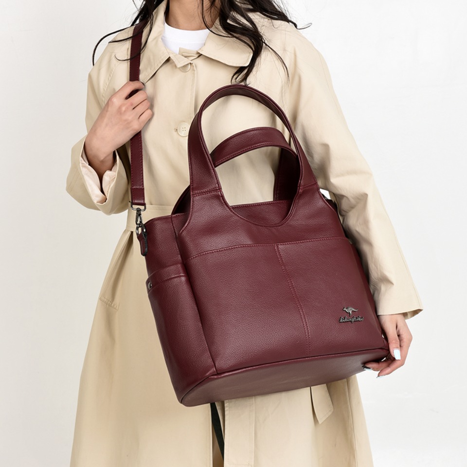 Soft Leather Tote Bag 3 Main C - Women Bags Polene review and price