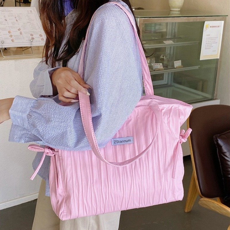 Women Foldable Striped Nylon D - Women Bags For Office Use review and price