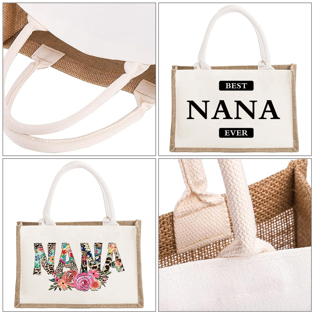 Vintage Jute Bag Reusable Burl - Women Bags Jute review and price