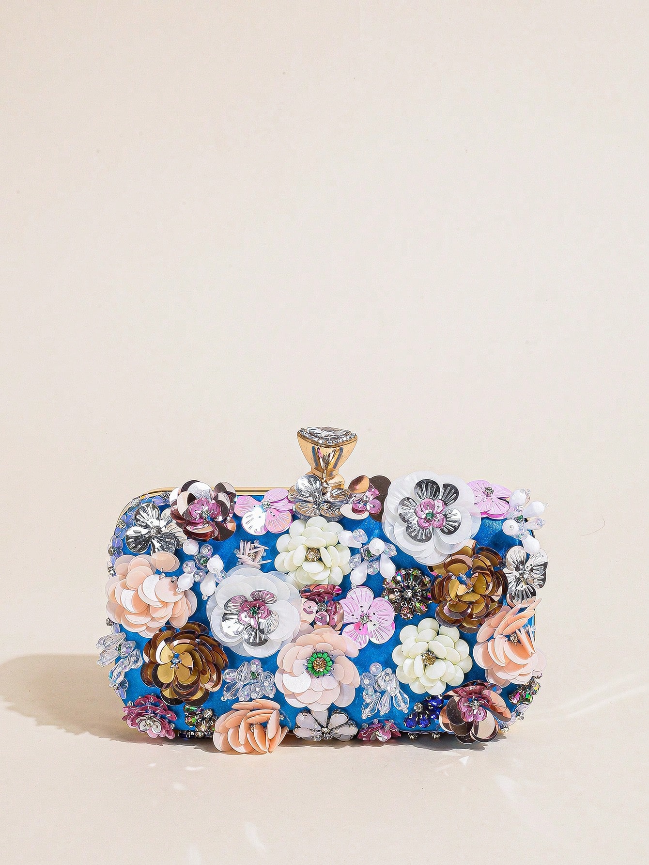 I PC Black Elegant Floral Bead - Evening Bag Beaded review and price