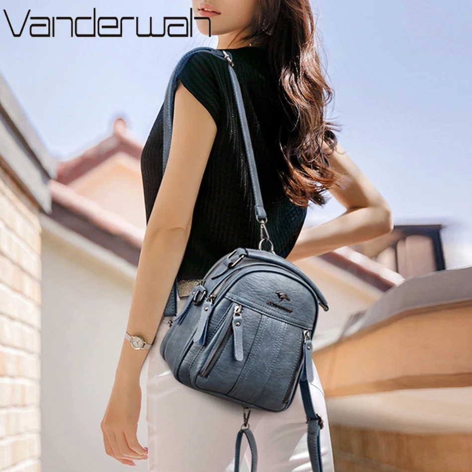 4 In 1 Leather Backpacks Multi - Women Bags In Sale review and price
