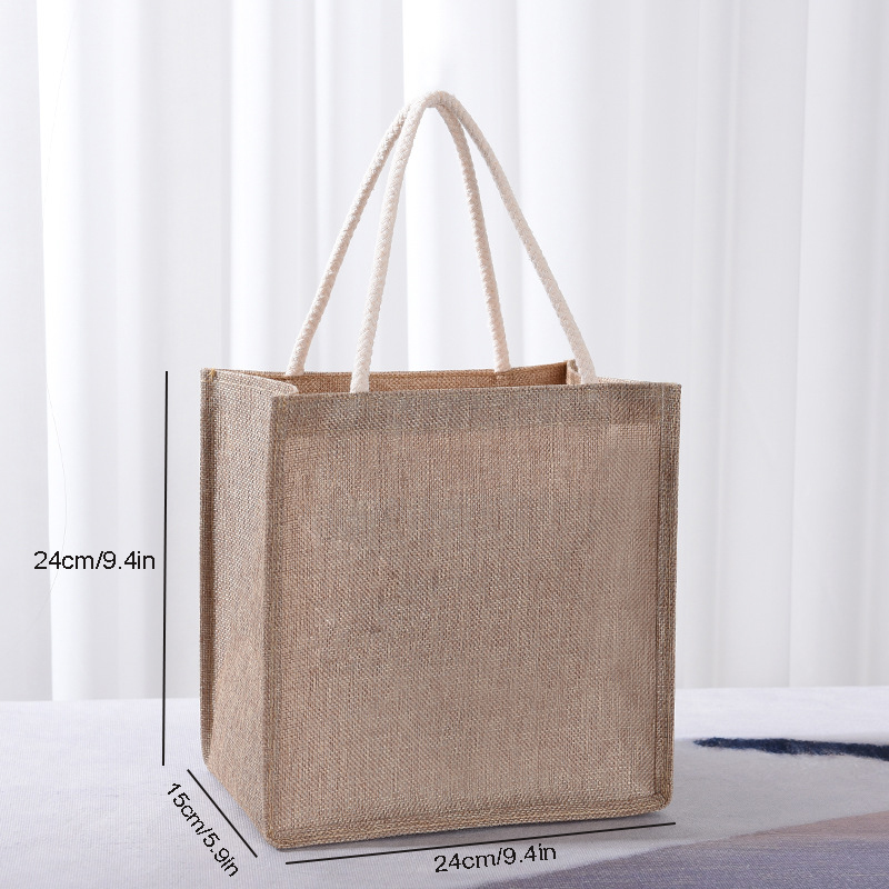 Cotton tote bag, large capacit - Women Bags Jute review and price