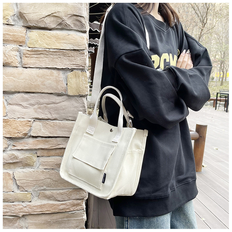Canvas Lunch Bag Women Multi P - Women Bags For Office Use review and price