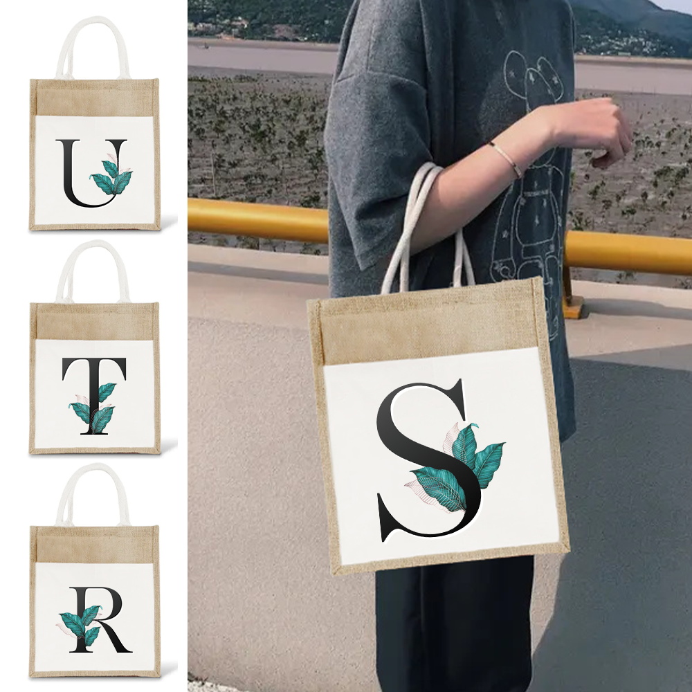 Burlap Jute Tote Bag Vintage R - Women Bags Jute review and price