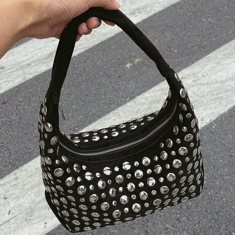 New high-end Leather Rivet Buc - Women Bags High End Brands review and price