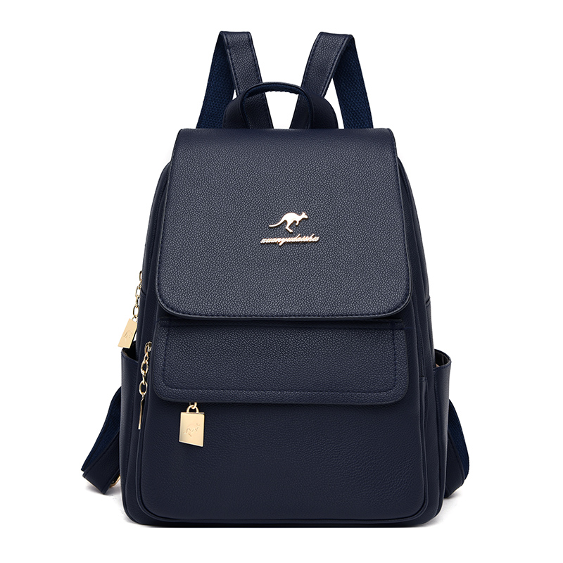 High Quality Leather Backpack  - Women Bags White review and price