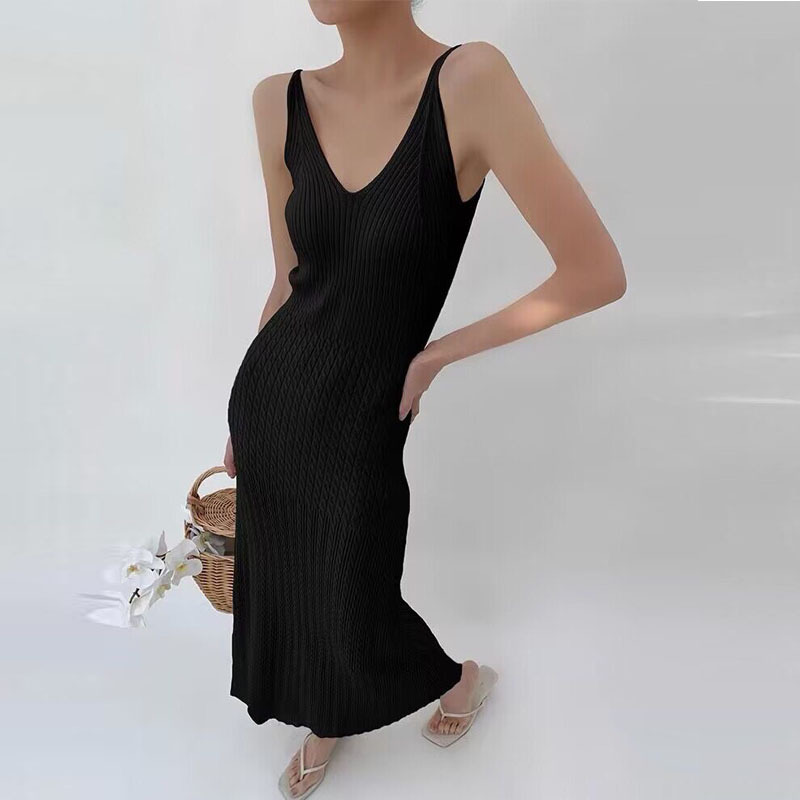 Strap Knitted Dress Summer New - Women'S Bags New Look review and price