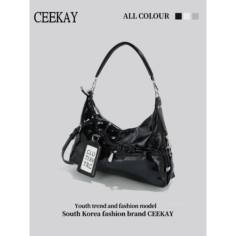2026 CEEKAY Glossy Leather Hob - Women Bags 2026 Trends review and price