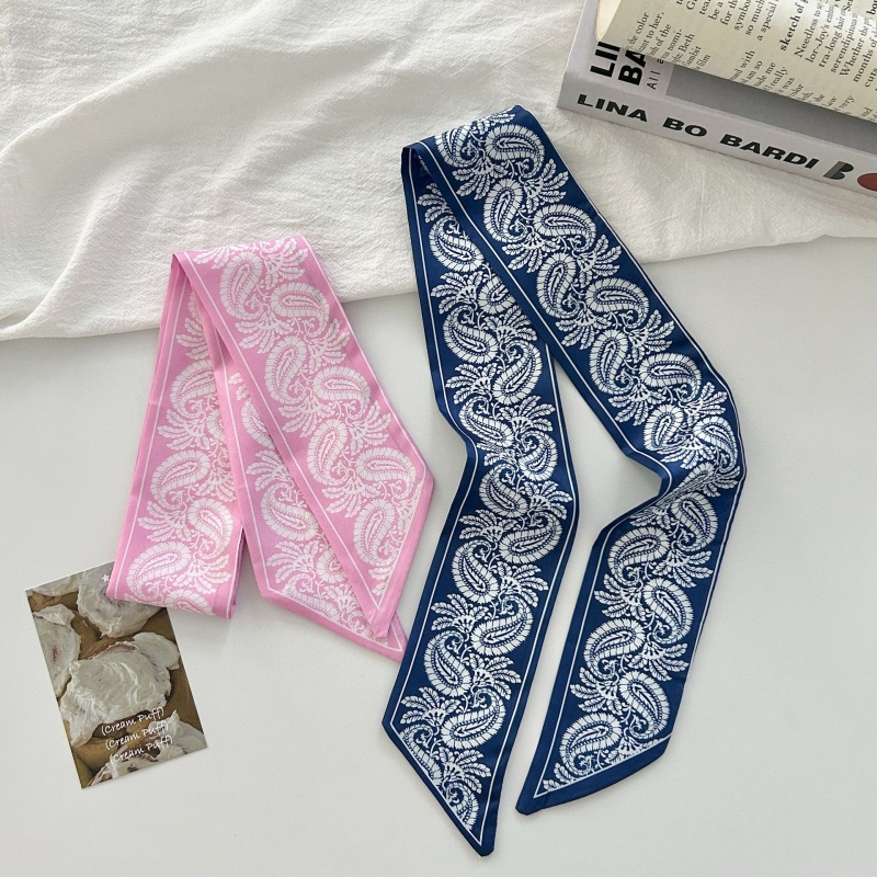Paisley Print Satin Skinny Sca - Women Bags For Office Use review and price