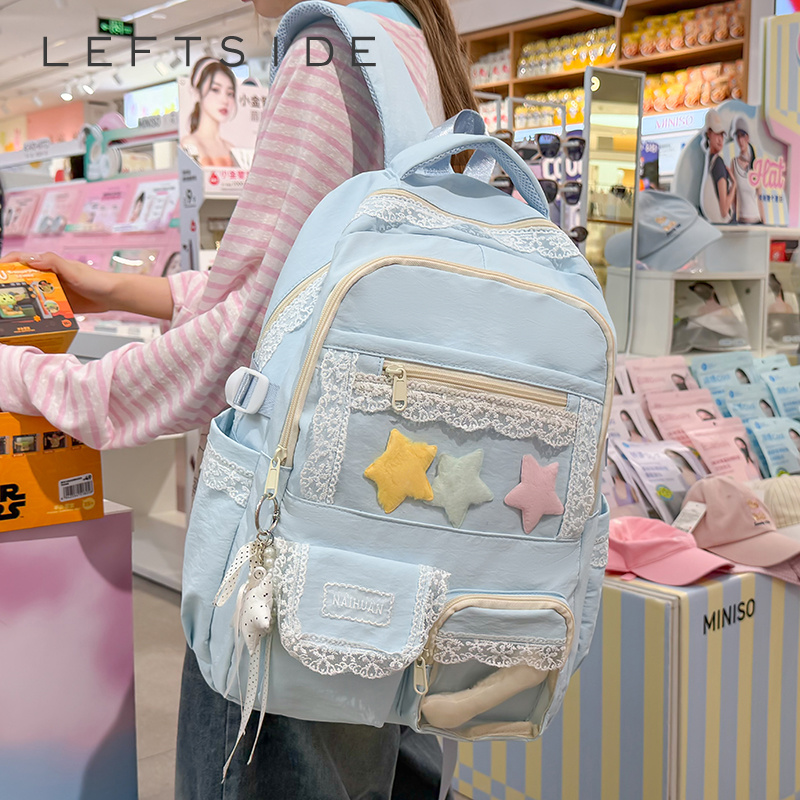Women Lace Decor Backpack Cute - Women Bags 2026 Trends review and price