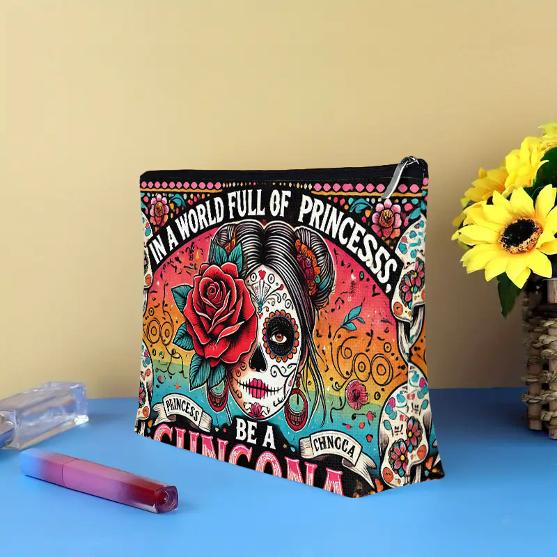 A Flower and skull cosmetic ba - Women Bags In Amazon review and price