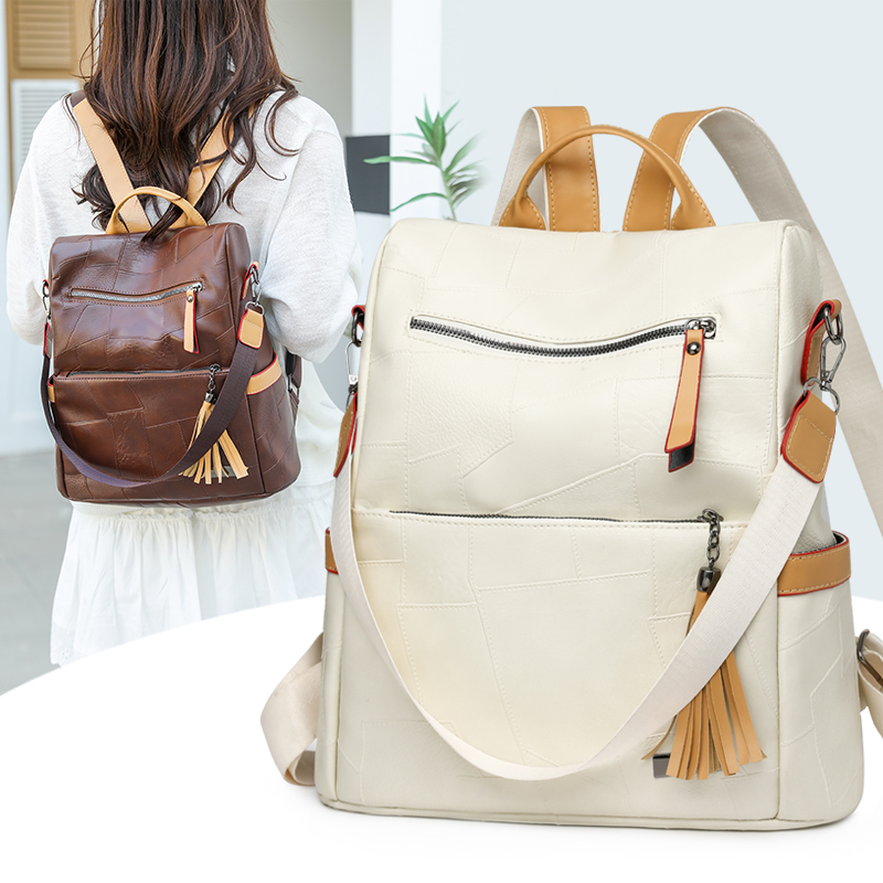 Vintage PU Leather Women Backp - Women Bags For Office Use review and price
