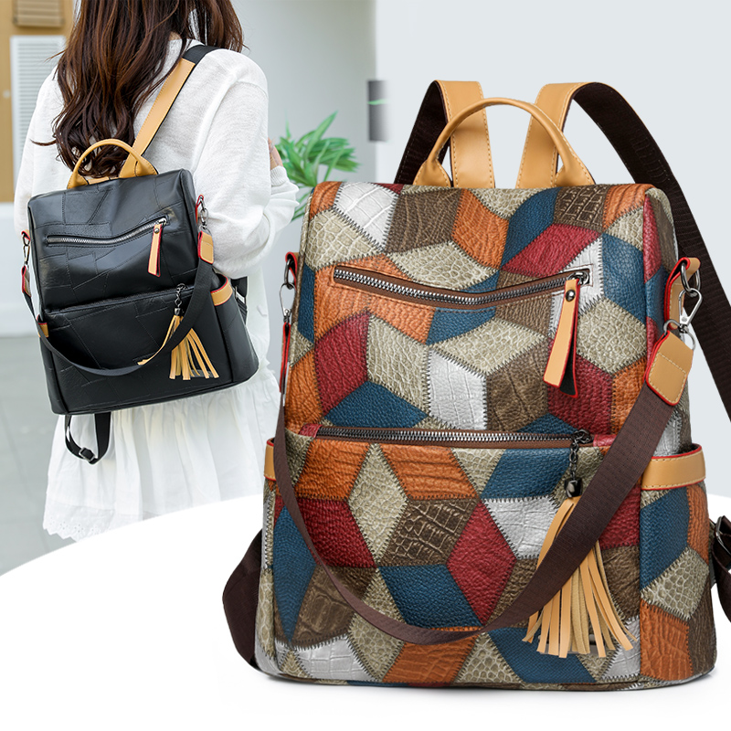 Vintage PU Leather Women Backp - Women Bags For Office Use review and price