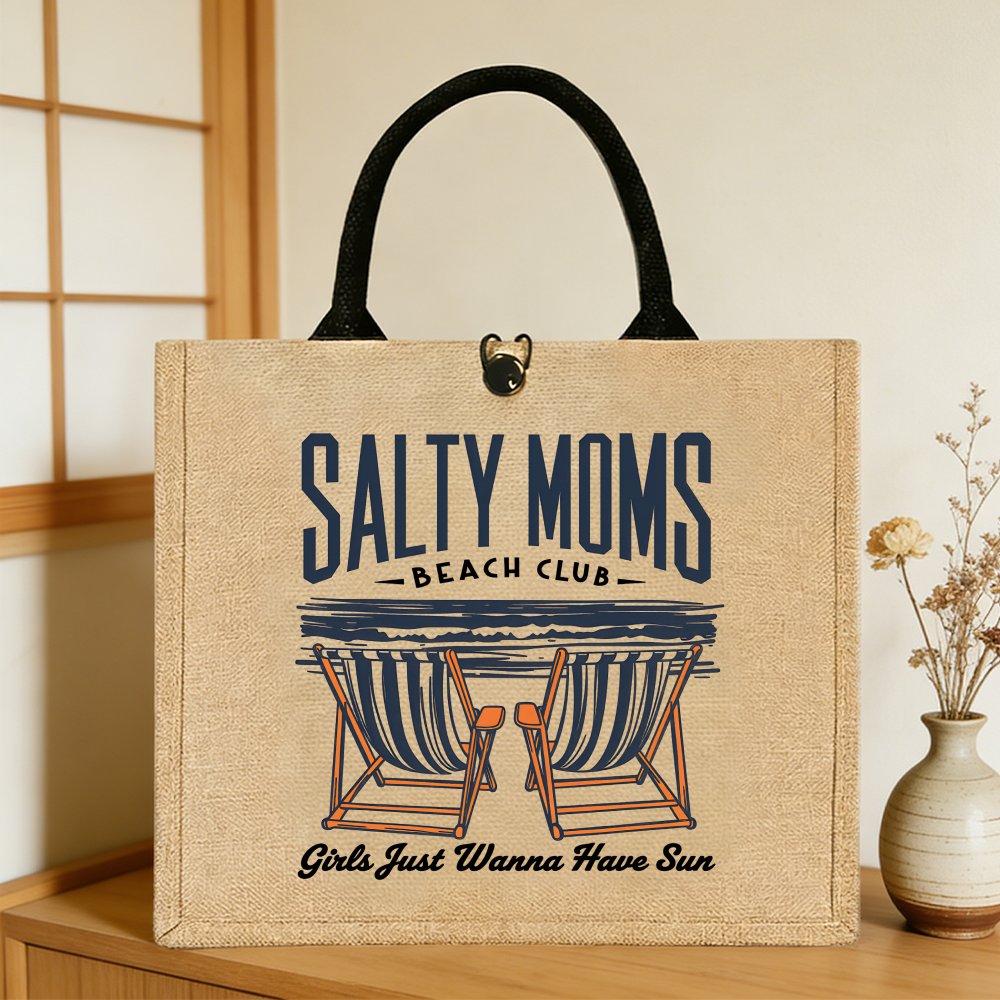 1pc Jute Tote Bag for Women, H - Women Bags Jute review and price