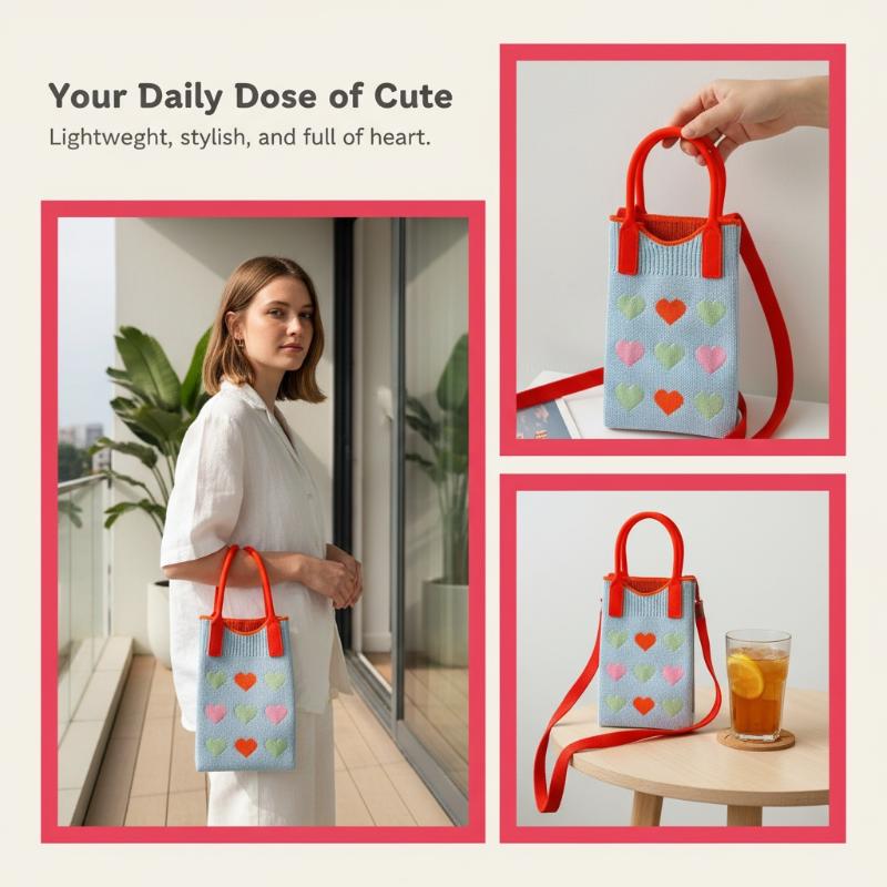 Fashion Knitted Mini Shoulder  - Women Bags In Amazon review and price
